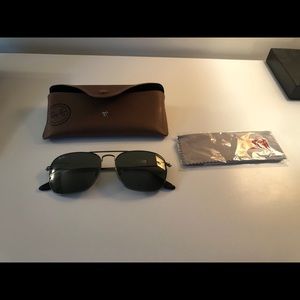 Ray Ban 3136 Caravan 58mm Gunmetal/Green